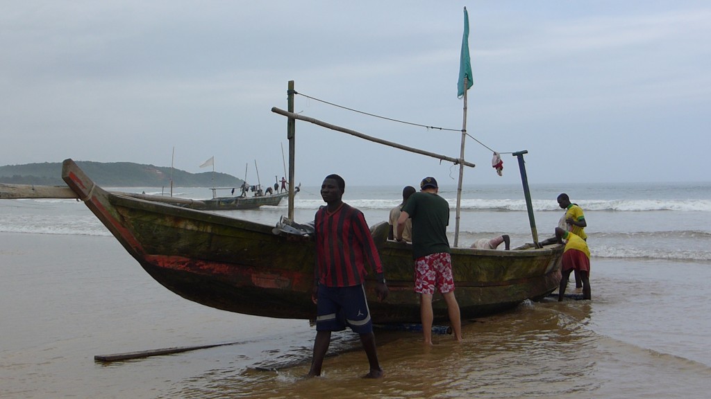 Fishermen in Cape Coast