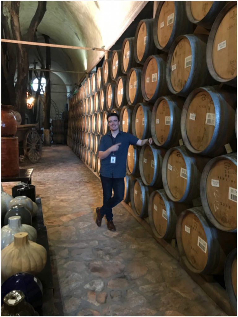 Remmie in Tequila barrels